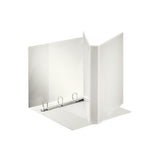 Esselte 55292 raccoglitore ad anelli A4 Maxi Bianco (Esselte Standard Presentation Ring Binder Polypropylene 4 D-Ring A4 25mm Rings White [Pack 10] 55292 DD)