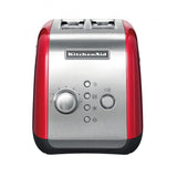 KitchenAid 5KMT221 2 fetta/e 1100 W Rosso, Acciaio inossidabile