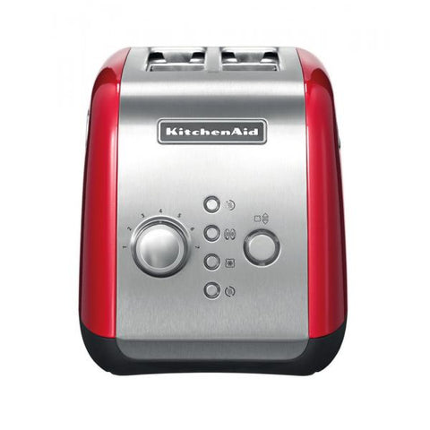 KitchenAid 5KMT221 2 fetta/e 1100 W Rosso, Acciaio inossidabile