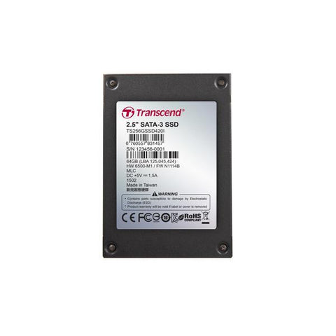 Transcend TS64GSSD420I drives allo stato solido 2.5" 64 GB Serial ATA III MLC