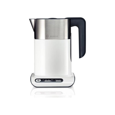 Bosch TWK8611P 1.5L 2400W Antracite, Acciaio inossidabile, Bianco bollitore elettrico