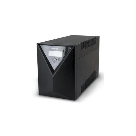 ATLANTIS LAND A03-S2001 UPS POTENZA EROGATA 2.000Va/1.200W DURATA IN BLACKOUT A PIENO CARICO 10 MINUTI COLORE BLACK GARANZIA ITALIA