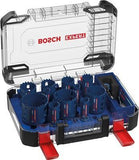 Bosch Expert Tough Material - Lochsgenset - fr Kunststoff, Ziegelsteine, weiche Fliesen, Edelstahlbleche, Holz mit Metall - 9 Stcke - 25 mm, 22 mm, 40 mm, 35 mm, 68 mm, 51 mm