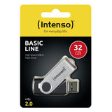 INTENSO CHIAVETTA USB 32 GB USB 2.0 NERO SILVER