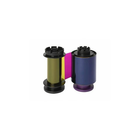 Evolis RT5F014NAA nastro per stampante Nero, Ciano, Magenta, Giallo (RT5F014NAA YMCKF Colour Ribbon)