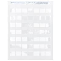 Brady, LAT-18-361-1, selbstlaminierender Polyester, Wei/Transparent, 25,4 x 13,7(33,78)mm, permanent, US-Letter, Kabeldurchmesser 4,3 -6,5mm (1000 E.) (024570)