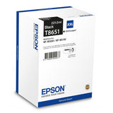 EPSON T8651 DURABRITE ULTRA CARTUCCIA NERO IN BLISTER PER WORKFORCE PRO WF-M5190DW/M5690DWF 221 ML