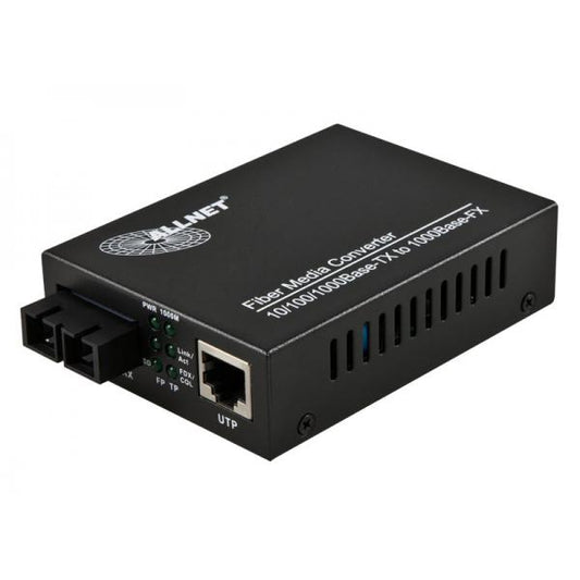 ALLNET 102459 convertitore multimediale di rete 1000 Mbit/s Modalità multipla Nero