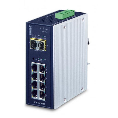 PLANET IGS-10020MT switch di rete Gestito L2+ Gigabit Ethernet (10/100/1000) Nero