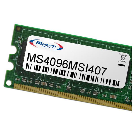 Memory Solution MS4096MSI407 4GB memoria