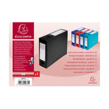 CARTELLA PORTA PROGETTI DE PLÁSTICO SUAVE EXACOMPTA EN PP C/FONDO 240X320 mm DORSO 8 CM COL. NERÓN