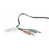 GEMBIRD MHS-002 CUFFIE GAMING NERO/ROSSO