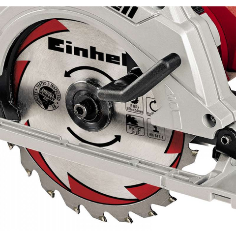 Einhell TE-CS 165 Grigio, Rosso 16,5 cm 5500 Giri/min 1200 W
