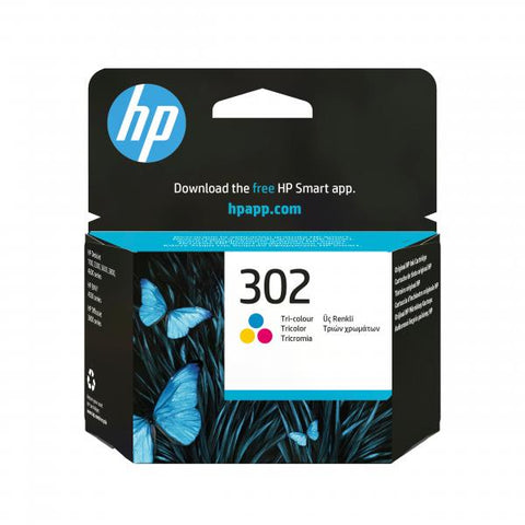 HP 302 CARTUCCIA MULTICOLOR GIALLO+CIANO+MAGENTA PER STAMPANTI HP INK-JET 165 PAG