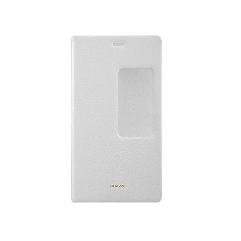 HUAWEI P8 VIEW FLIP COVER ORIGINALE WHITE