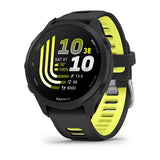 Garmin Forerunner 170 Schwarz mit Schnellwechsel-Silikon-Armband 20 mm (010-03920-00)