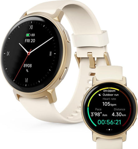 Hama Smartwatch Arion GPS AMOLED 43 mm 1.32" IP68 Telefonfunktion Gold