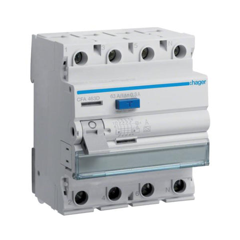 Hager CFA463D 4P interruttore automatico