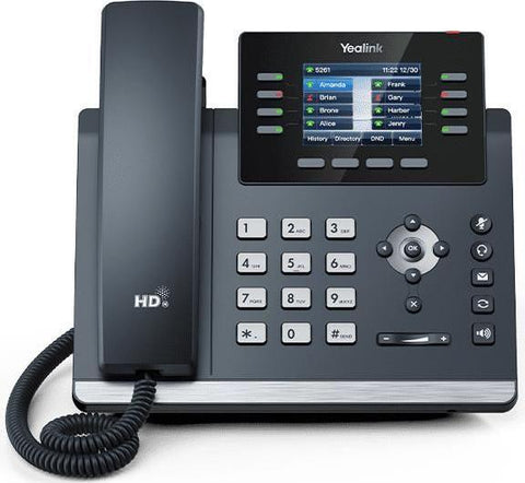 Yealink Ip Phone Grey 8 Lines Lcd (SIP-T44W)
