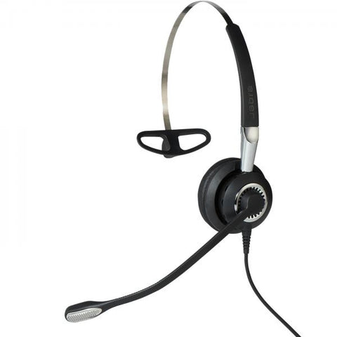 Jabra Biz 2400 II USB Mono CC MS Auricolare Cablato Passanuca, A clip, A Padiglione Ufficio Nero, Argento