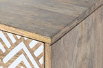 *** Credenza DKD Home Decor Naturale Legno Bianco 160X40X85