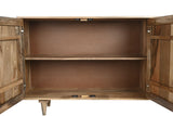 *** Credenza DKD Home Decor Naturale Legno Bianco 160X40X85