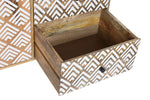 *** Credenza DKD Home Decor Naturale Legno Bianco 160X40X85