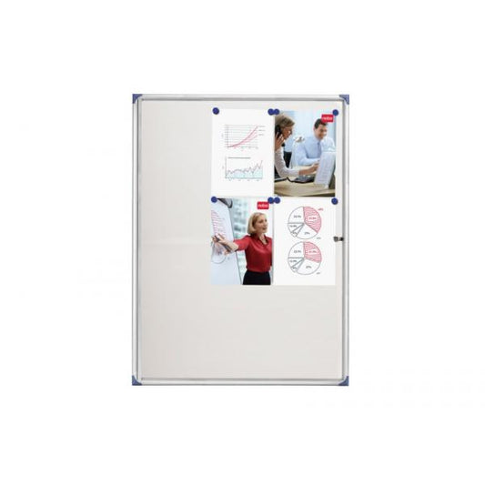 Nobo Bacheca ultrapiatta magnetica 9xA4 (Nobo 1902282 Internal Flat Glazed Case 9 x A4 Magnetic)