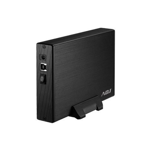 BOX ADJ 3.5" SATA TO USB 3.0 MAX 8TB BK AH612 BOX SLIM CASE ALLUMINIO