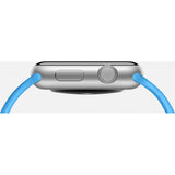 APPLE WATCH SPORT CASSA 38mm ALLUMINIO SILVER CINTURINO BLUE GARANZIA EUROPA