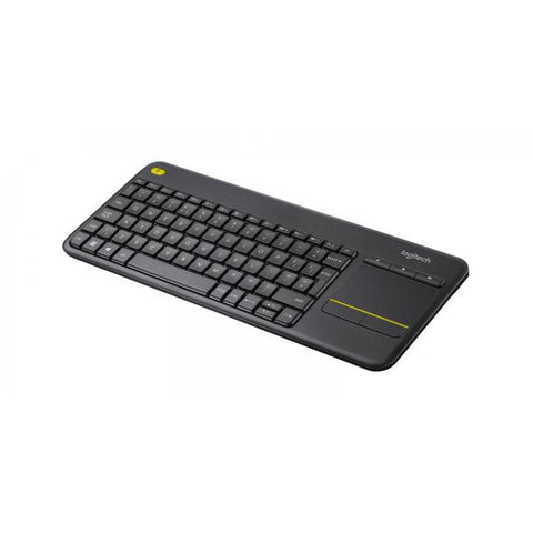 LOGITECH K400 PLUS TASTIERA WIRELESS LAYOUT ITALIANO CON TOUCHPAD INTEGRATO COLORE NERO