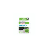DYMO D1 NASTRO STANDARD IN POLIESTERE 12MM7MT COLORE BIANCO STAMPA ROSSO
