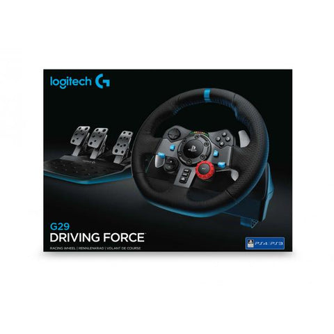 LOGITECH G29 VOLANTE + PEDALIERA PER PS3/PS4/PC-WIN 7 COLORE NERO