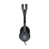 LOGITECH H111 CUFFIE CON MICROFONO CAVO 1.8MT JACK 3.5MM COLORE GRIGIO