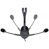 LOGITECH H111 CUFFIE CON MICROFONO CAVO 1.8MT JACK 3.5MM COLORE GRIGIO