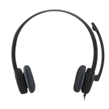 LOGITECH H151 CUFFIE CON MICROFONO CAVO 1.8MT JACK 3.5MM COLORE NERO