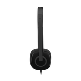LOGITECH H151 CUFFIE CON MICROFONO CAVO 1.8MT JACK 3.5MM COLORE NERO
