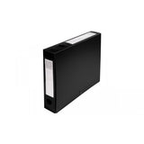 CARTELLA PORTA PROGETTI DE PLÁSTICO SUAVE EXACOMPTA EN PP C/FONDO 240X320 mm DORSO 6 CM COL. NERÓN