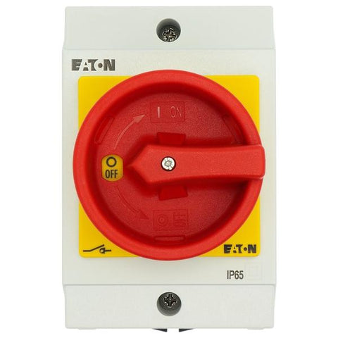 Eaton T0-1-102/I1/SVB interruttore elettrico Interruttore di commutazione 2P Rosso, Bianco, Giallo