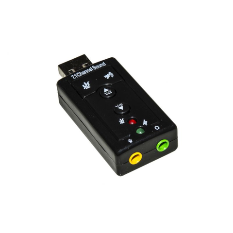 ADATTATORE LINK USB-AUDIO PER MICROFONO, CASSE O CUFFIE