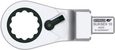 Gedore 2827778 SUKSE9 19 - - Einsteck-Ringratschenschlssel, umschaltbar SE 9x12, 19 mm