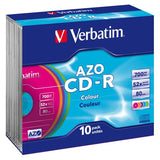 Verbatim CD-R AZO Colours 700 MB 10 pezzo(i)