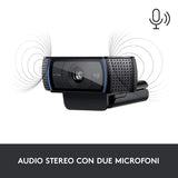 WEBCAM LOGITECH C920 HD PRO USB2 15MP FHD 1920X1080 LOGITECH