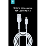 DEVIA KINTONE CAVO LIGHTNING APPLE 5V 2.1A 1M CARICA E DATI BIANCO