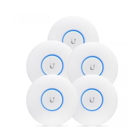 UBIQUITI UAP-A C-PRO ACCESS POINT WLAN 1.300Mbit/s DUAL BAND 2.4/5GHz 5 Pz. BIANCO
