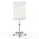 Nobo Portablocco magnetico portatile in vetro Diamond (Nobo 1903949 Diamond Glass Mobile Magnetic Flipchart Easel)