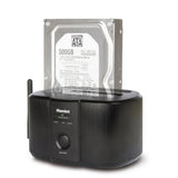 HAMLET HXDDWIFI DOCKING STATION PER HDD SATA 2.5"/3.5" MAX 4TB CONNESSIONI USB 3.0 + WIRELESS COLORE NERO