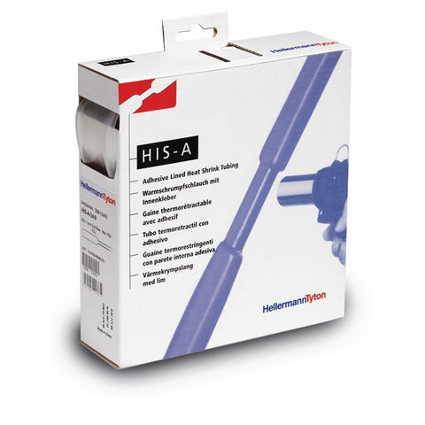 Hellermann Tyton 308-10303 Tubo termorestringente Trasparente 1pezzo(i) isolamento dei cavi