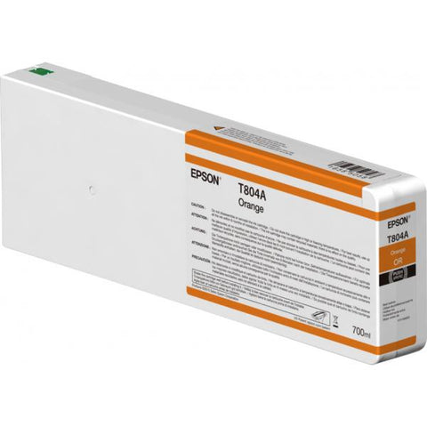 Epson Singlepack Orange T804A00 UltraChrome HDX 700ml (EPSON T804A ORANGE INK - 700ml)