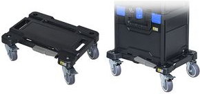 allit Rollbrett EuroPlus MetaRoll, schwarz aus ABS-Kunststoff, fr EuroPLus Metabox-Kopplungssystem, - 1 Stck (454495)